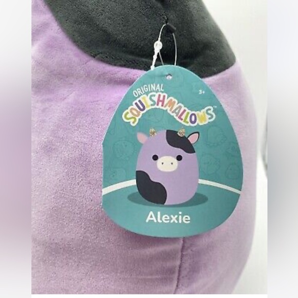 14β Alexie the Purple and Black Cow with Gold Horns Squishmallow - Picture 2 of 3